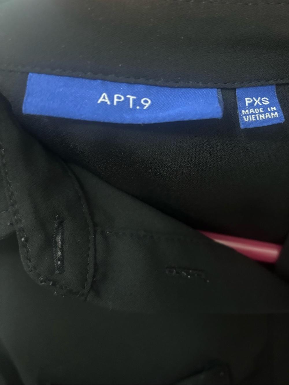 Apt. 9 Black Sleeveless Button-Down Blouse - Picture 2 of 4